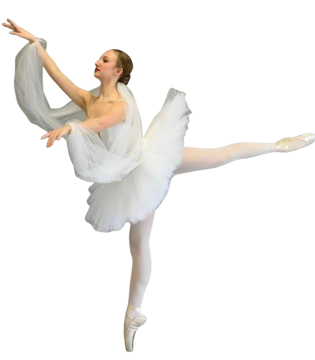 Dancer on pointe